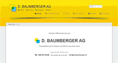 Desktop Screenshot of d-baumberger.ch