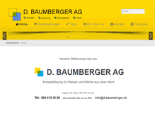 Tablet Screenshot of d-baumberger.ch